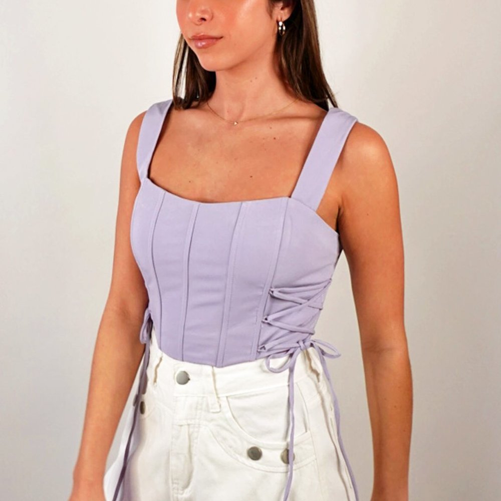 Anna Lavender Corset